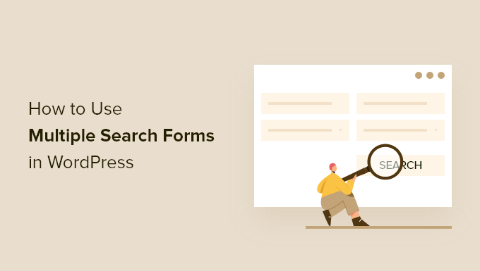 How to use multiple search forms in WordPress